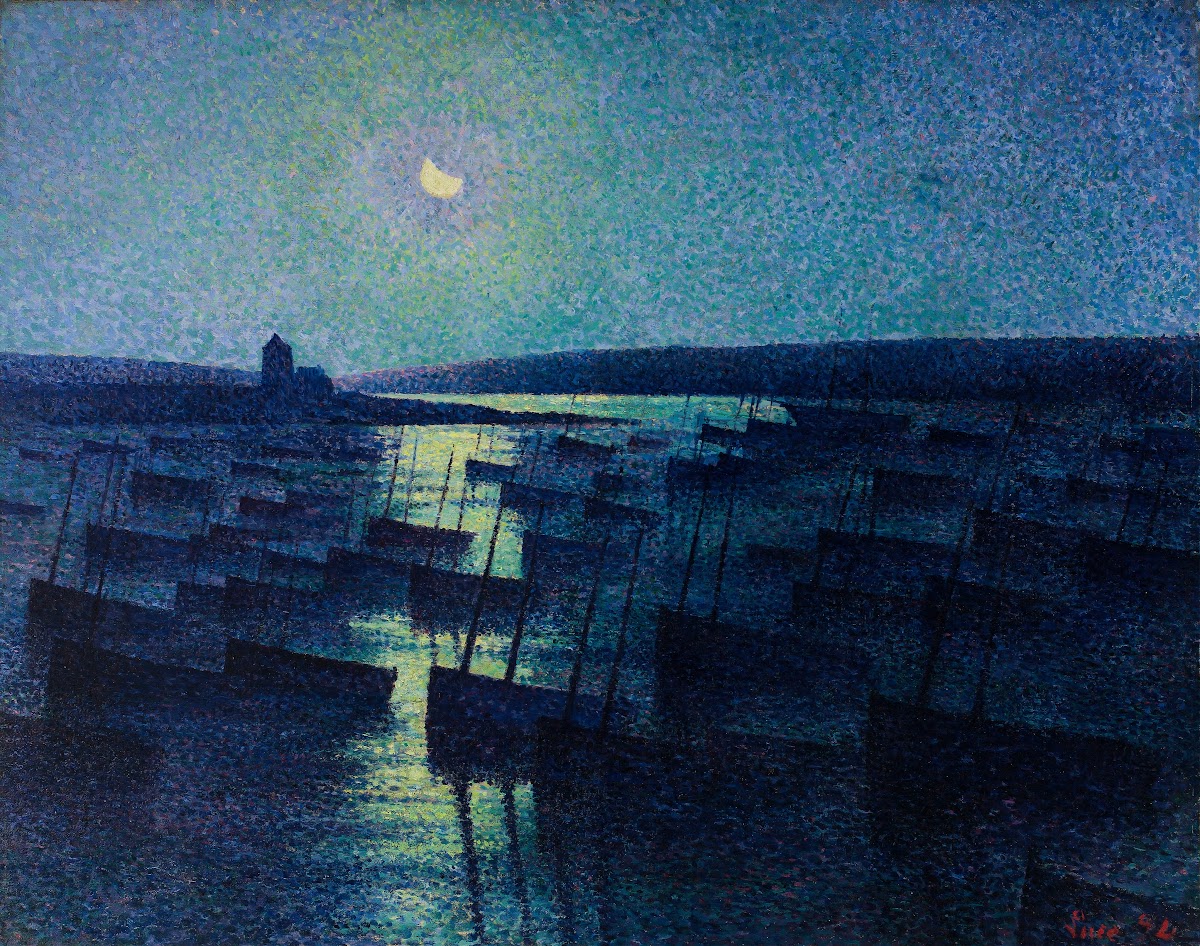 Camaret Moonlight and Fishing Boats 1894