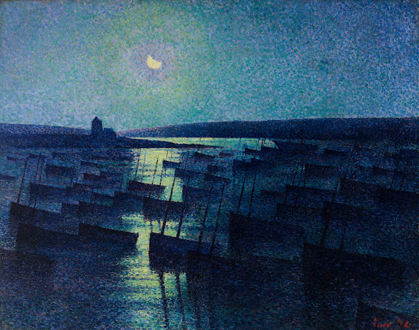 Camaret Moonlight and Fishing Boats 1894