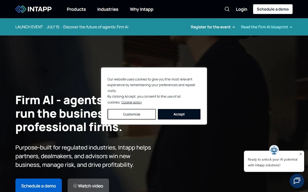 Captura de Intapp