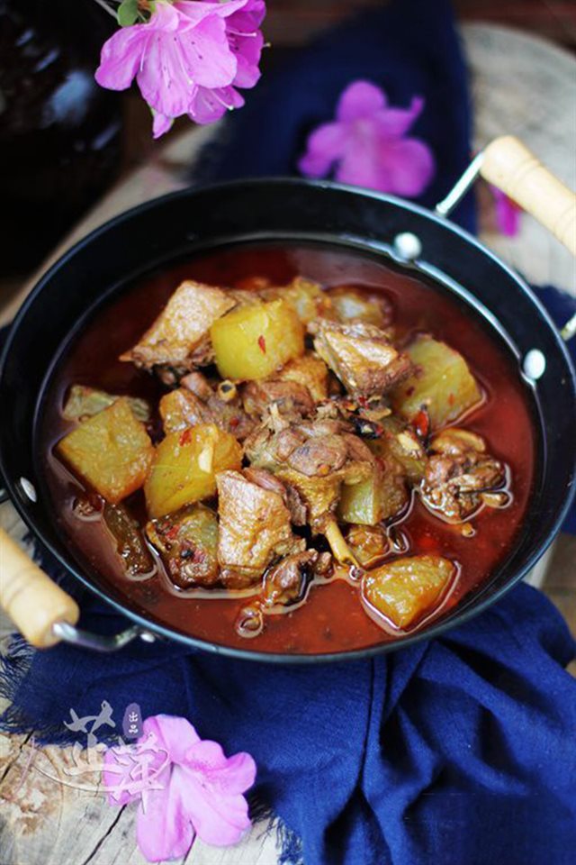 Thịt Vịt Kho Bí Đao