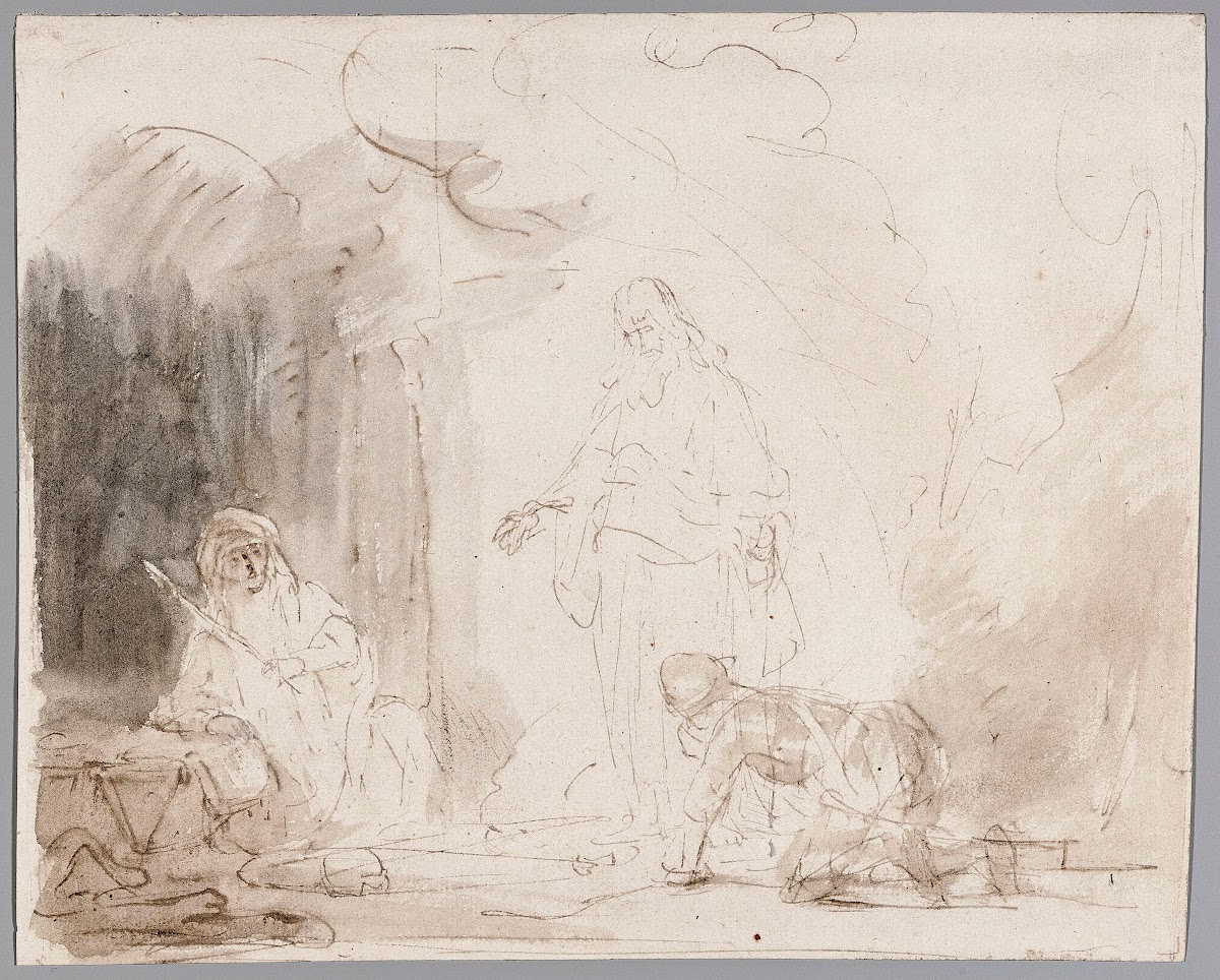 Samuel appears to Saul at the Witch of Endor 1640   1643