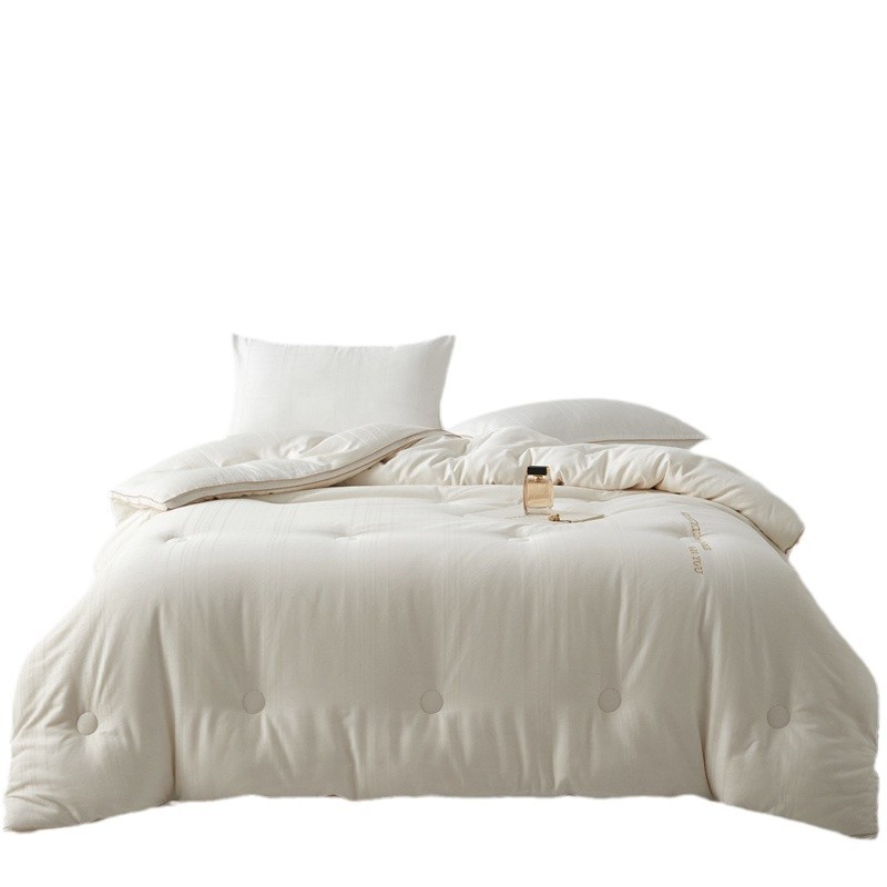 Cotton blanket with soy fiber filling, warm, fall/winter
