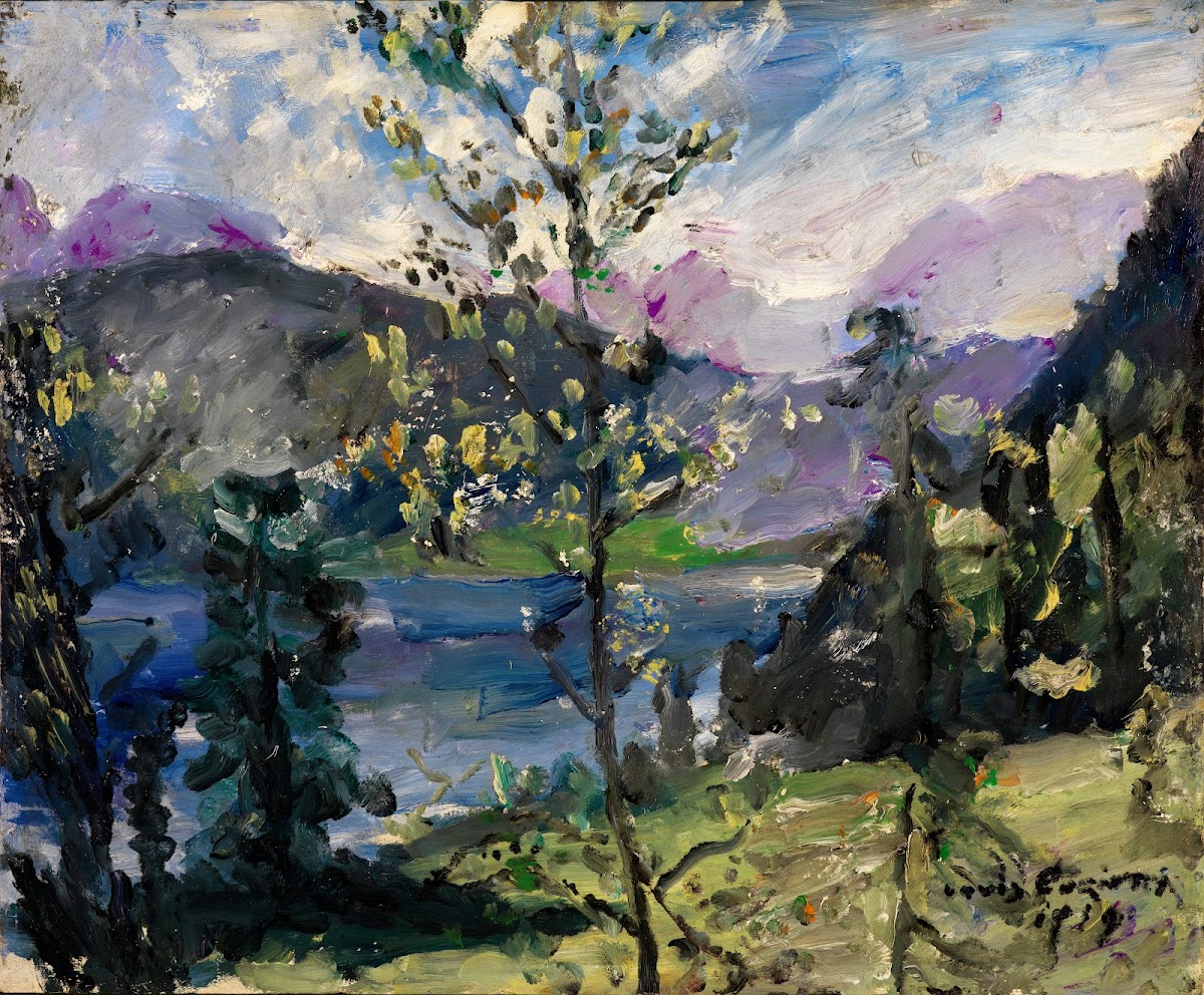 Landschaft am Walchensee 1919