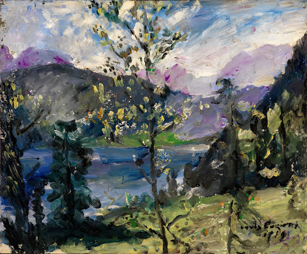 Landschaft am Walchensee 1919