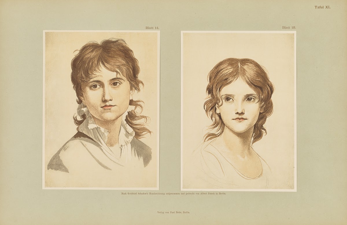 Handzeichnungen von Gottfried Schadow Pl11 1886