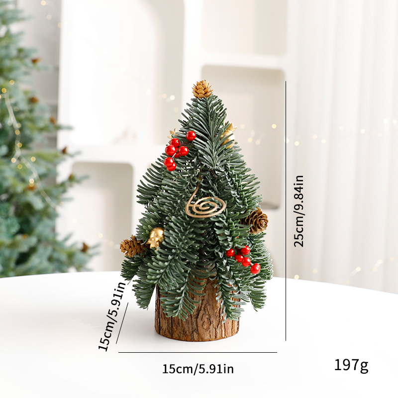 Dekorative Mini-Weihnachtsbaum-Tischdekoration