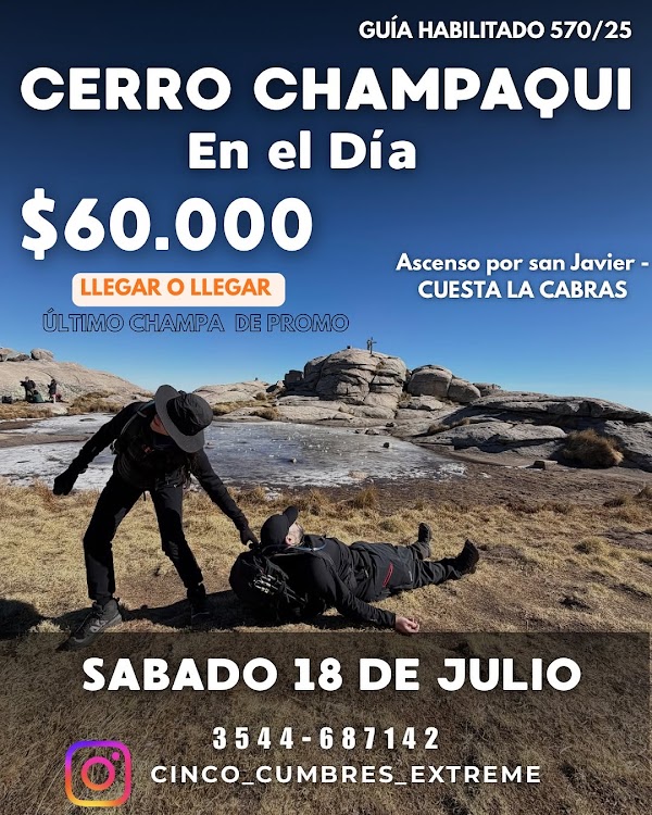 Cerro Champaquí en el día