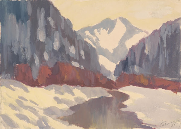 Brook in the Winter 19281933