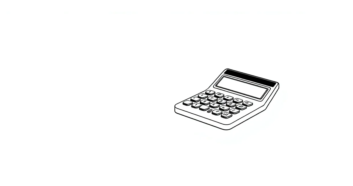 소득공제 25% 법칙 계산을 위한 체크카드와 계산기 이미지