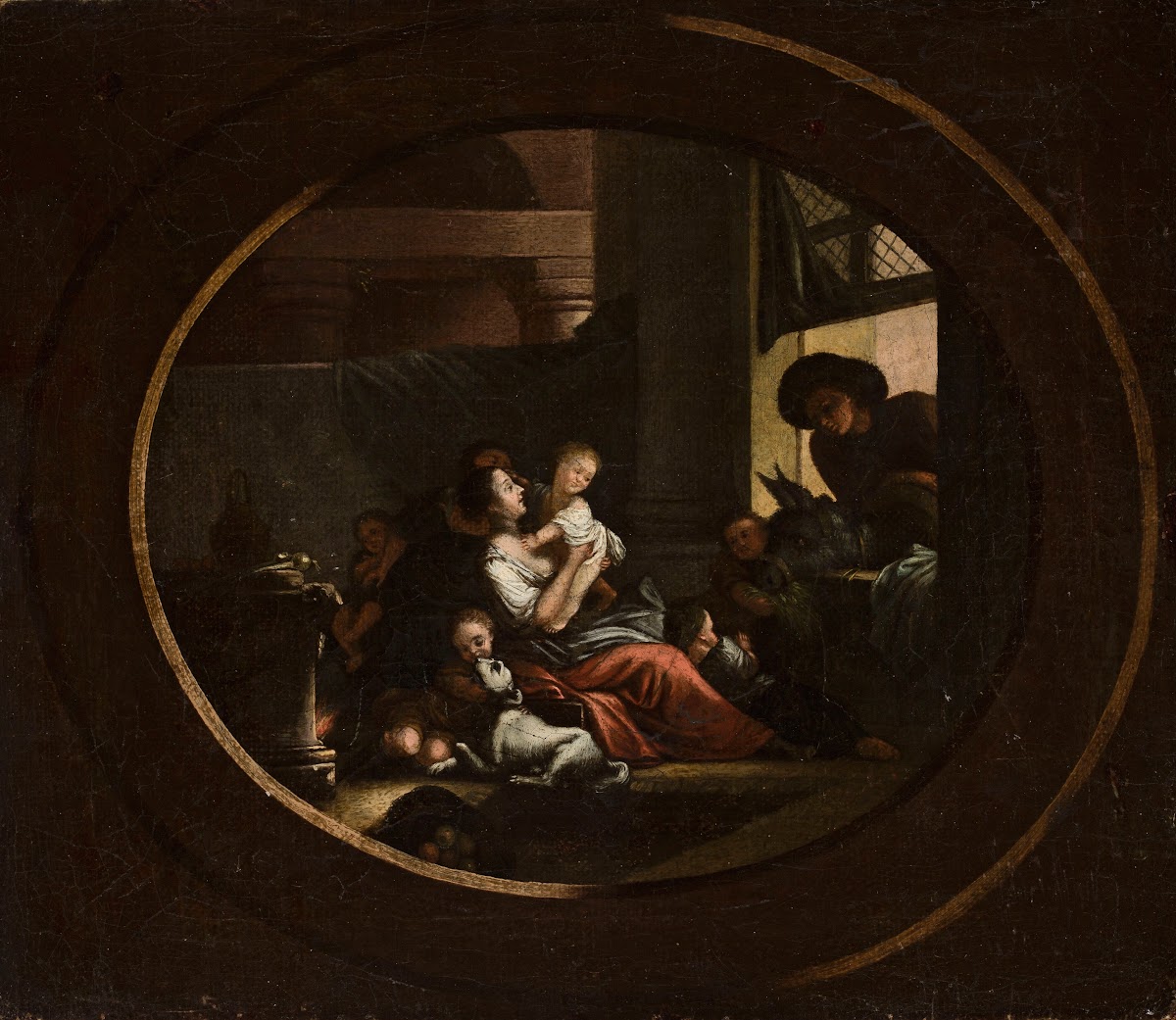 Family scene in an interior 1783