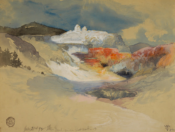 Yellowstone Hot Springs 1892