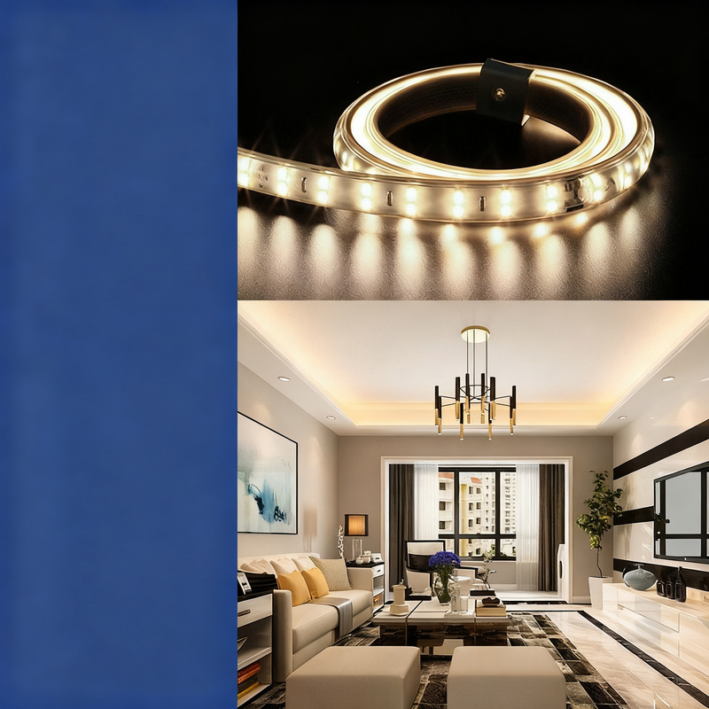 LED strips for ceiling installation, cuttable