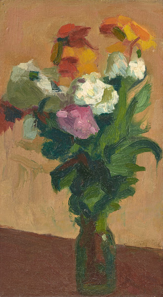 Bouquet de fleurs dans un vase circa 1897 1898