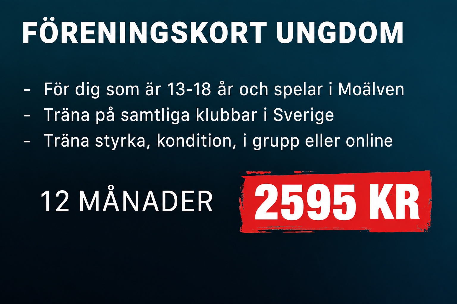 Nordic Wellness föreningskort ungdom