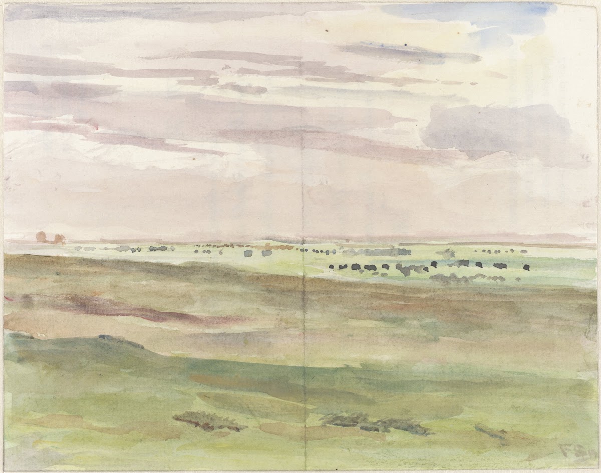 Weidelandschap met kudden 1872   1944