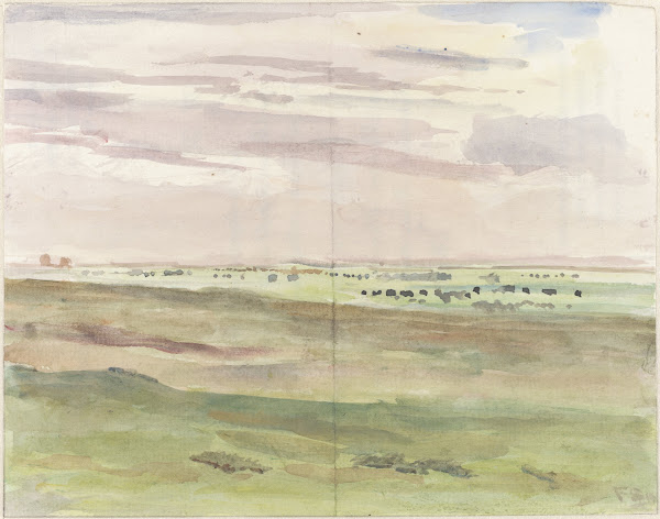 Weidelandschap met kudden 1872   1944