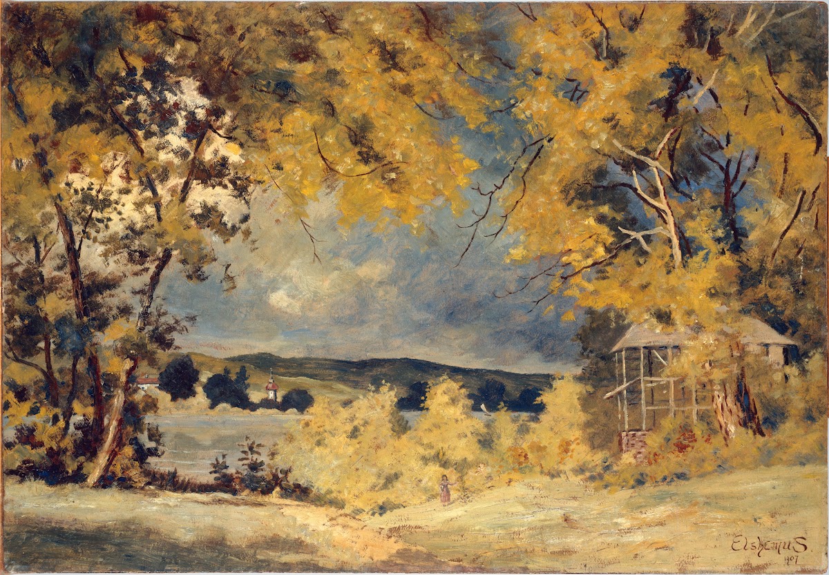 Landscape Binghamton New York 1907