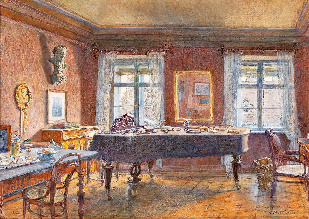 Music room of Johannes Brahms