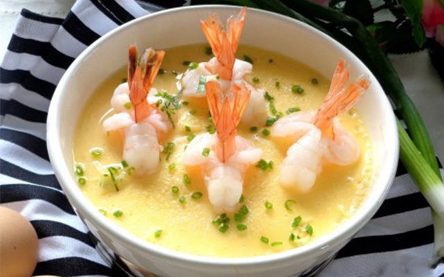 Trứng Hấp Tôm