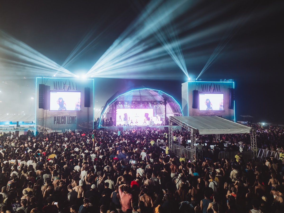 Drone — palco e mar