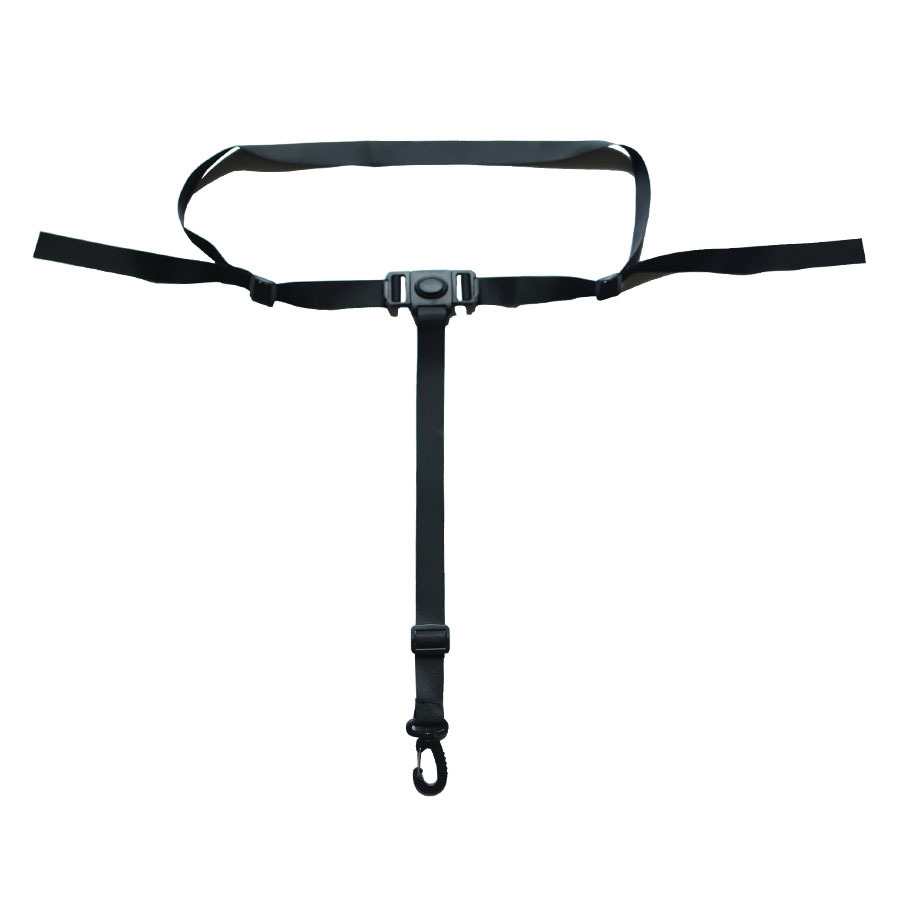 Safety harness for high chair, three-part, made of nylon