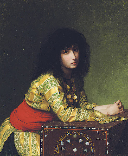 Egyptian girl circa 1877