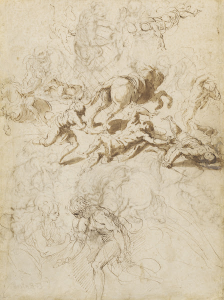 The Conversion of Saint Paul Adam and Eve 1590 1595
