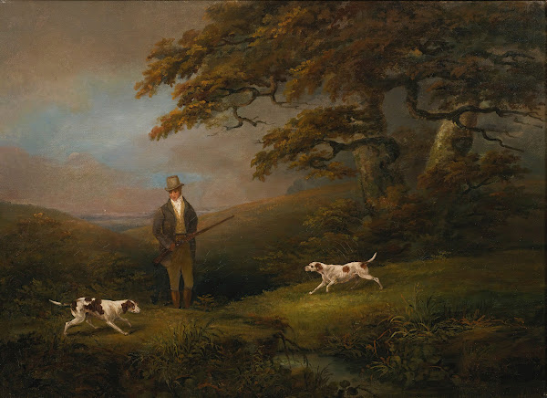 Gentleman shooting over two pointers