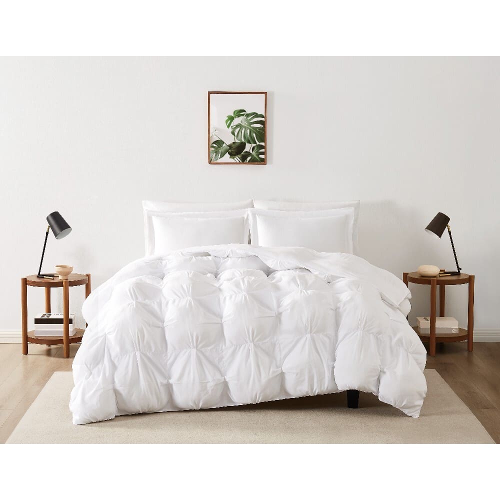 Set de edredón king de poliéster Truly Soft™ color blanco, 3 piezas