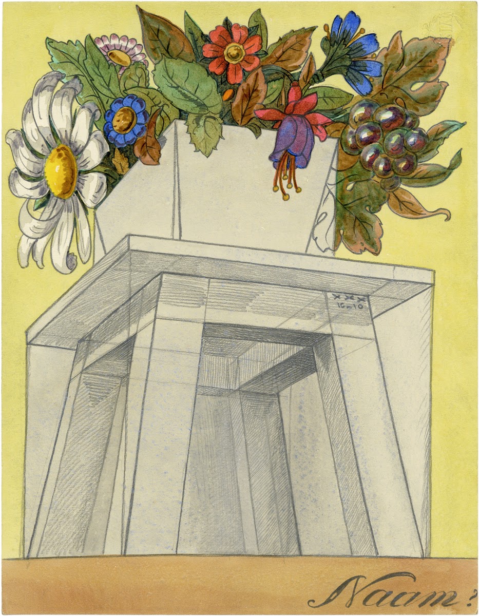 Stoel met Vaas en Bloemen 1930