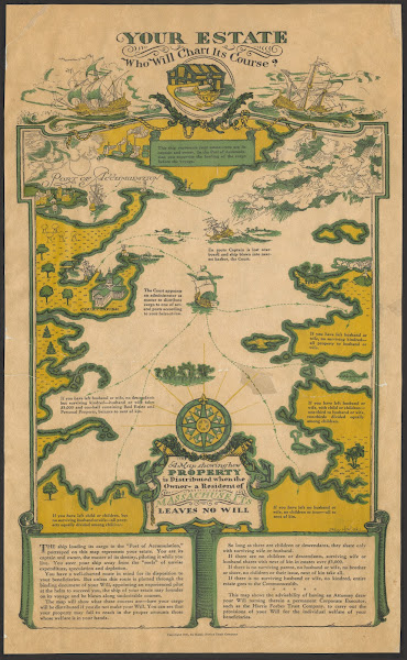 Your Estate Who Will Chart Its Course A Map Showing How Property Is Distributed