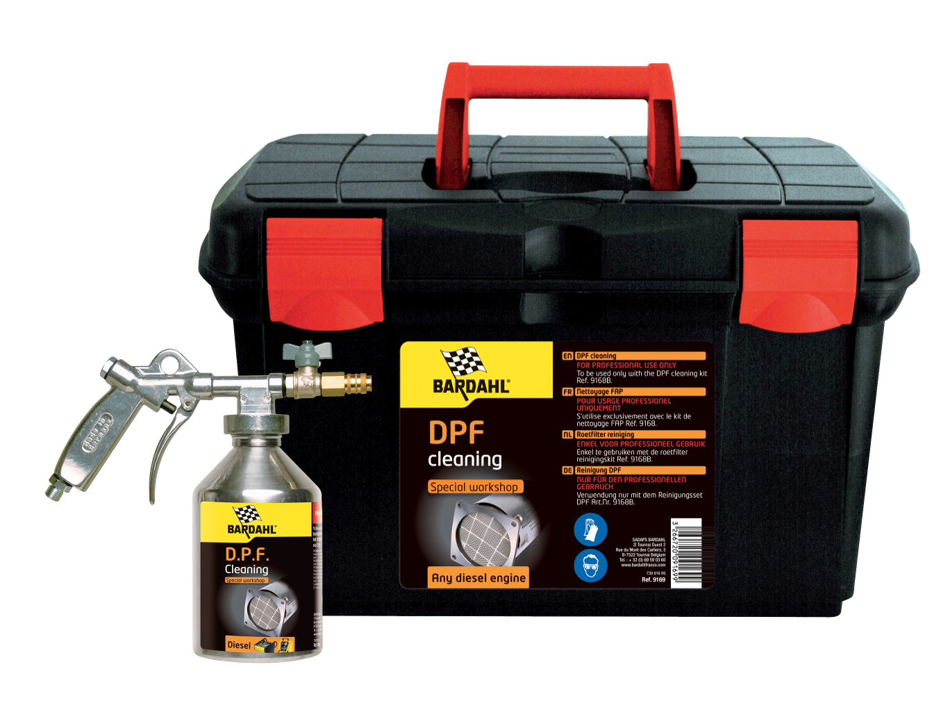 DPF Roetfilter Reiniger Professioneel (met kit 91688)