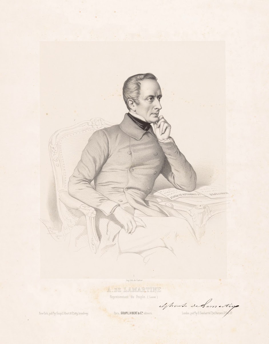 A De Lamartine RepréSentant Du Peuple 1848
