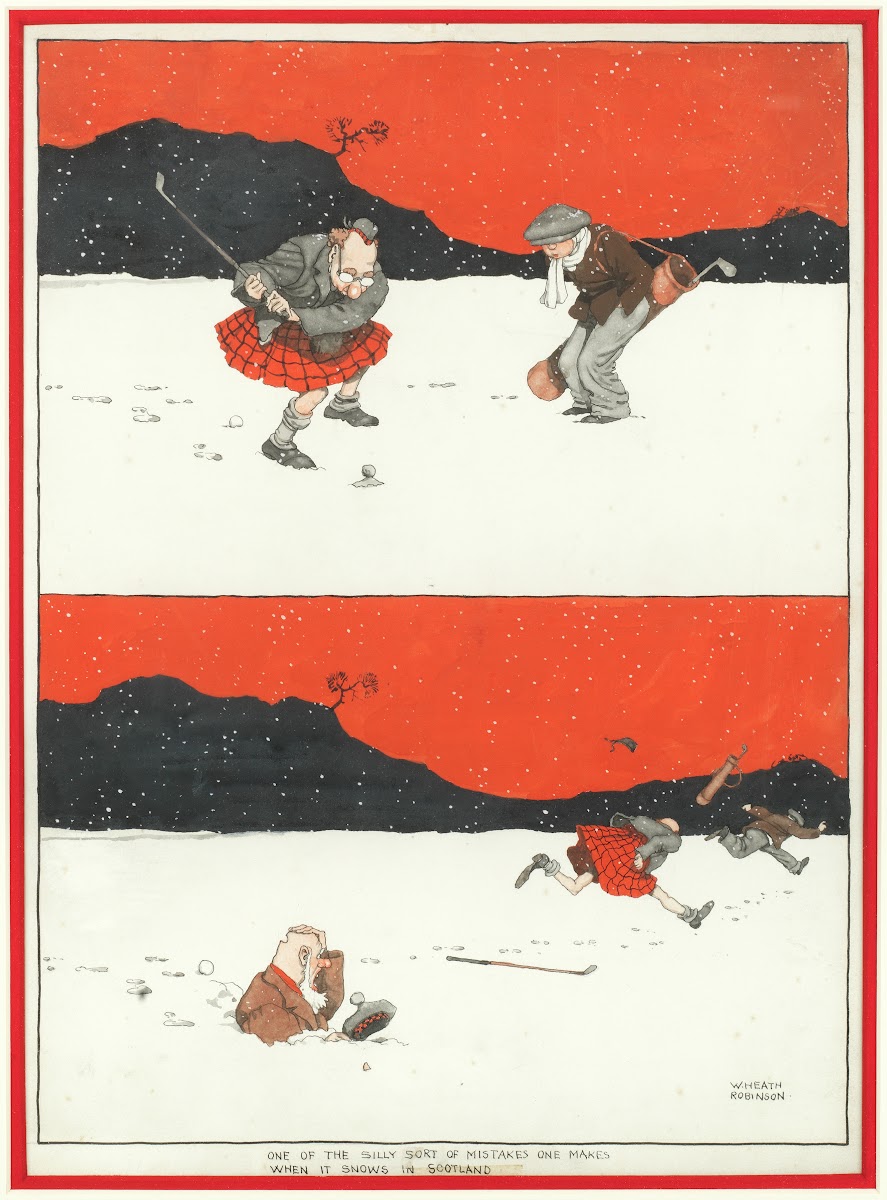 One of the Silly Sort of Mistakes One Makes When it Snows in Scotland