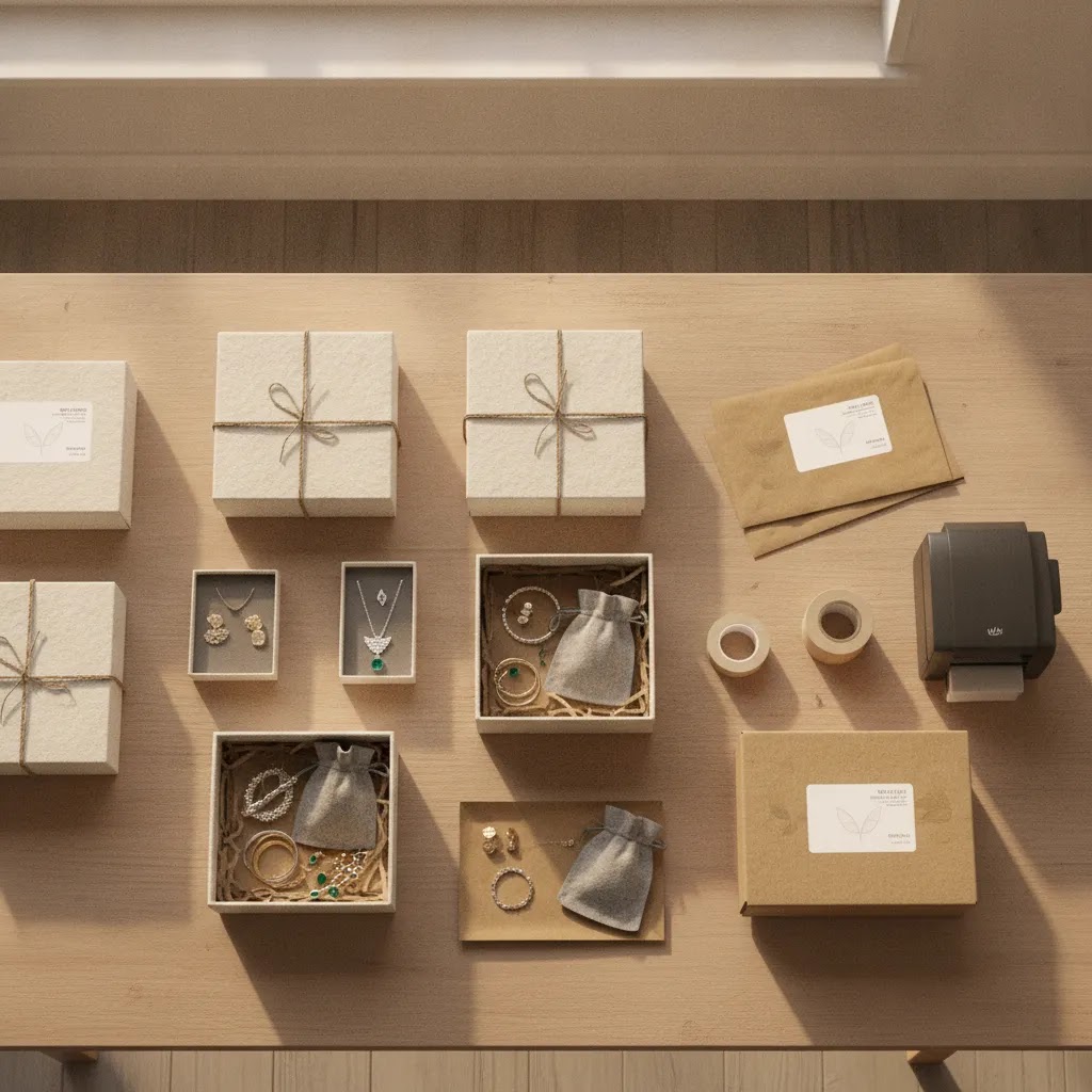 Sustainable jewelry packaging and logistics setup for OEM jewelry manufacturers and wholesale brands
