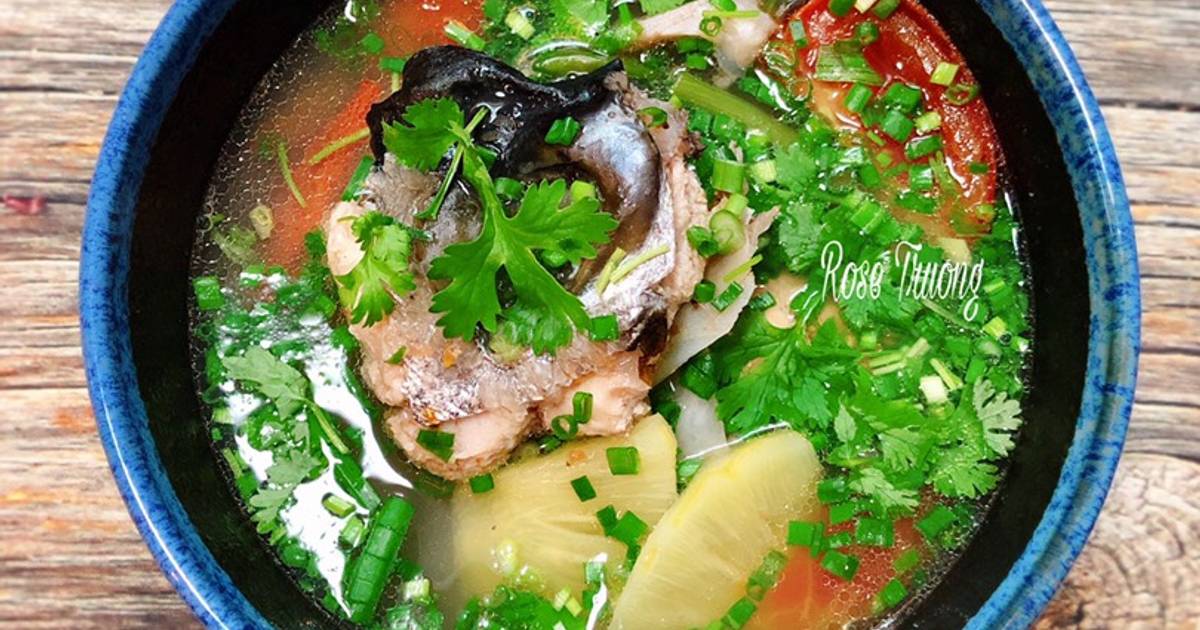 Canh Đầu Cá Nhồng Nấu Ngọt