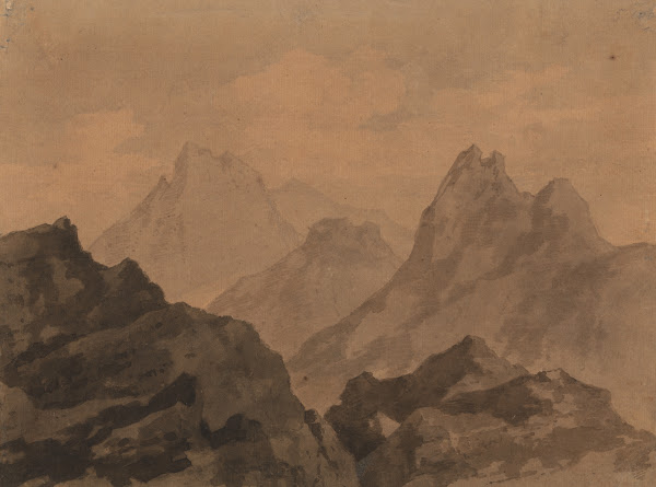 Mountain Tops A Mountain Study ca 1780