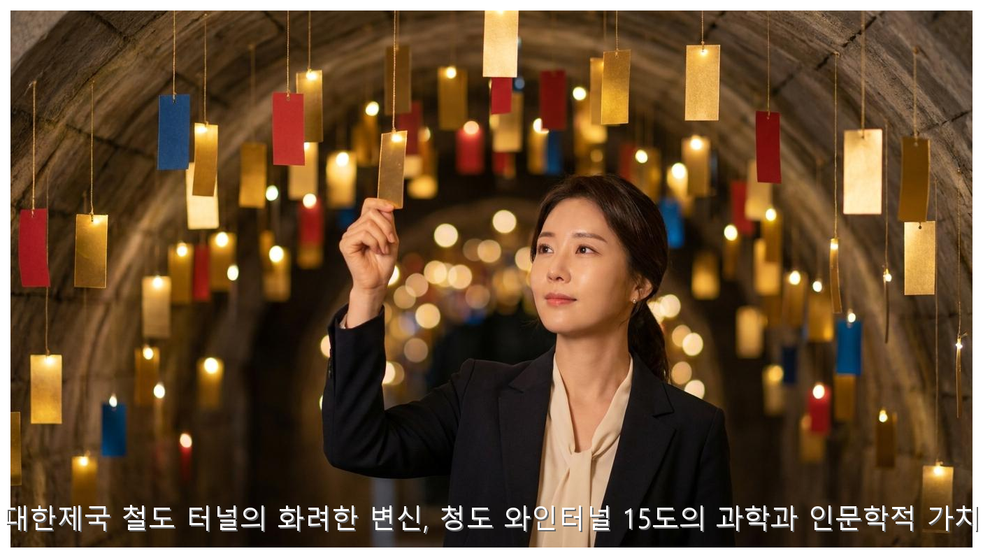 대한제국 철도 터널의 화려한 변신, 청도 와인터널 15도의 과학과 인문학적 가치 핵심 안내 및 분석 인포그래픽 (6)