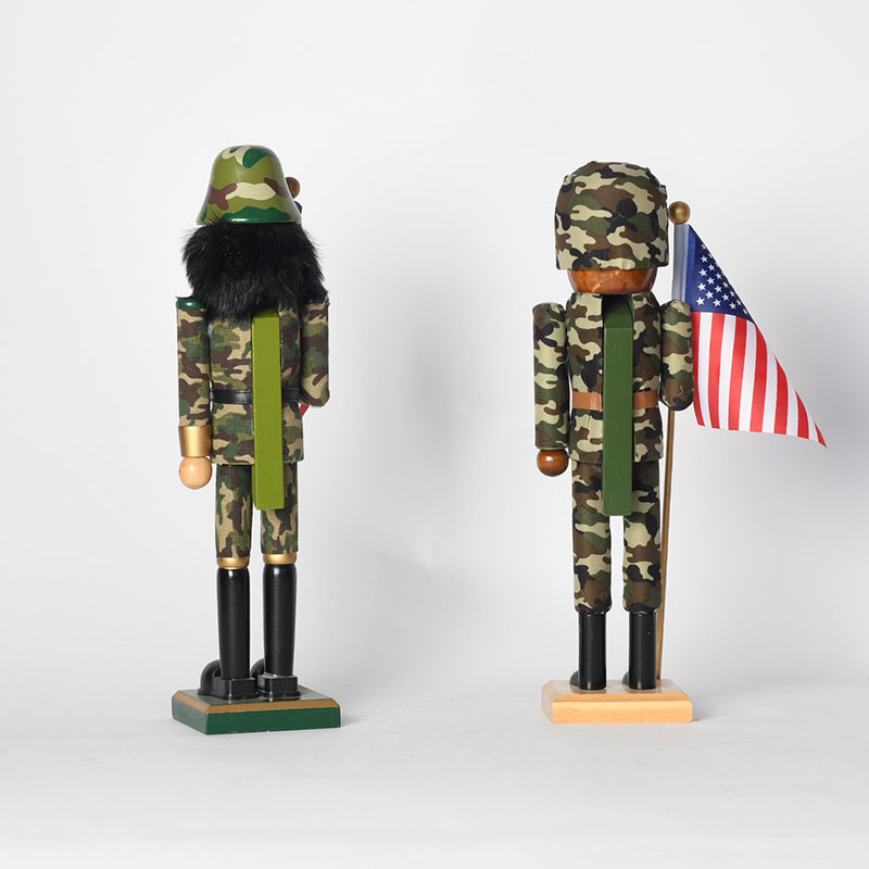 Nussknacker-Soldat aus Holz, 38 cm, dekorative Figur