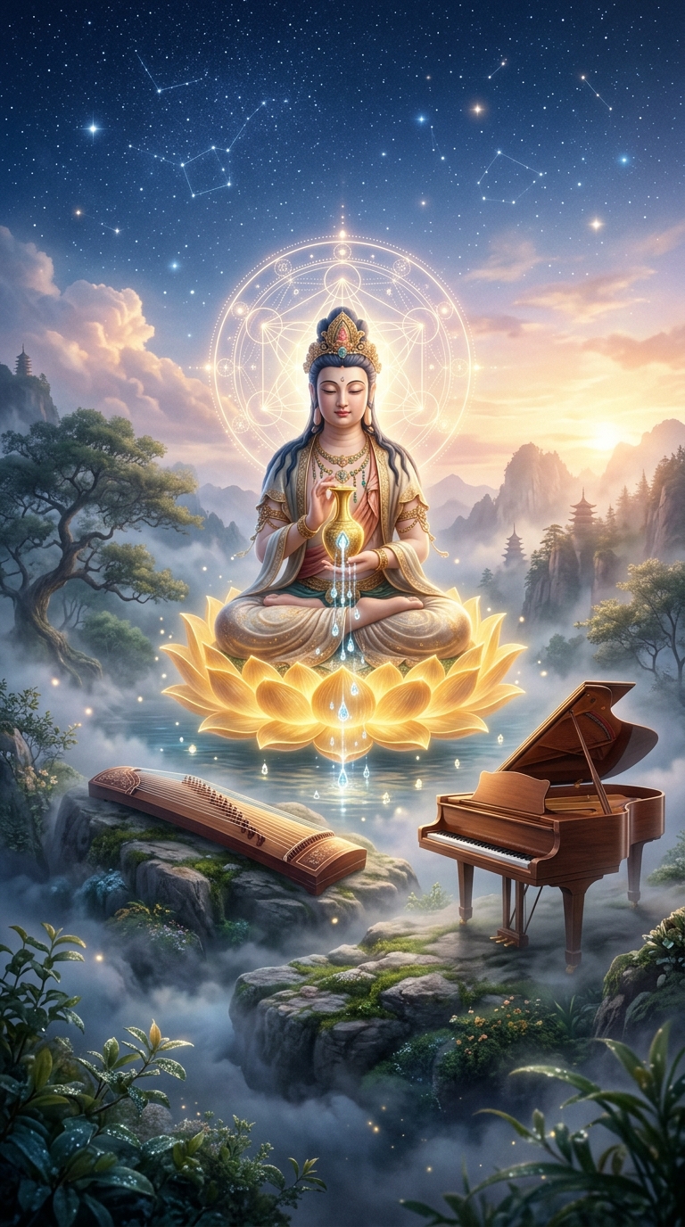 Infinite Compassion Guan Yin Blessing | Celestial Healing Music