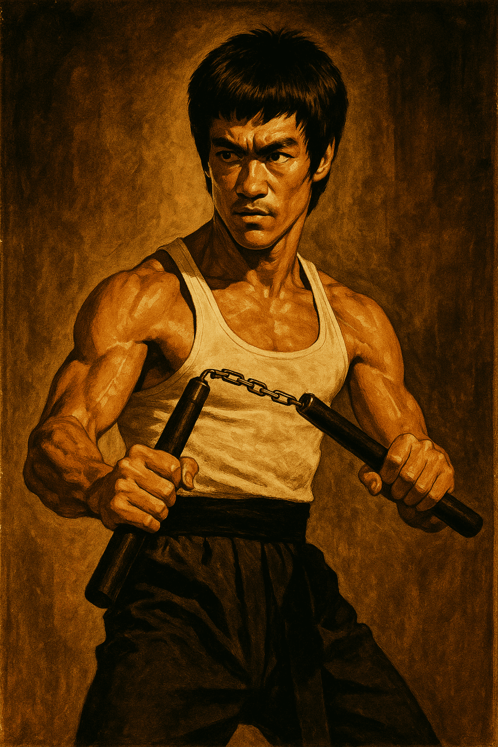 Una ilustración detallada de Bruce