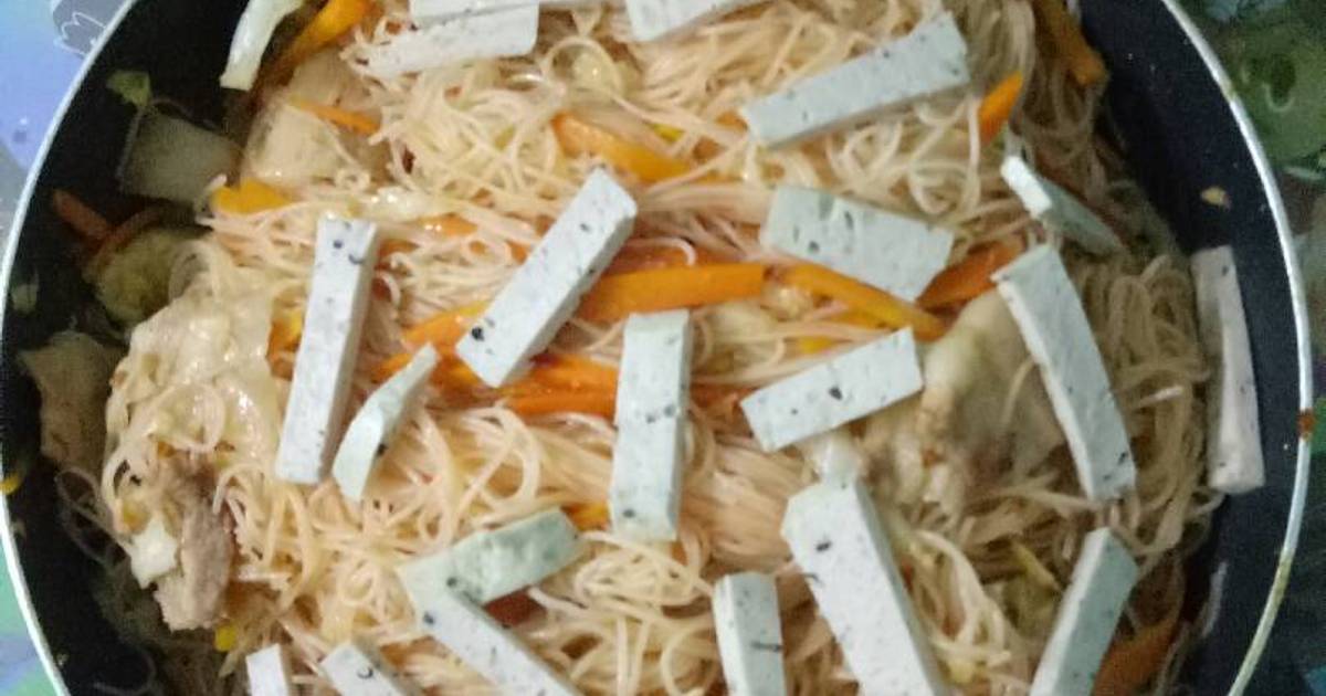 Miến xào thịt chả