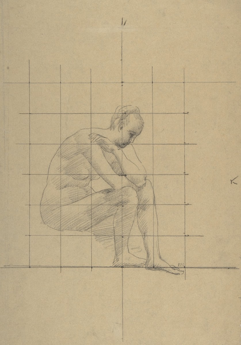 Seated Figure Study for A Vision of Antiquity 188385