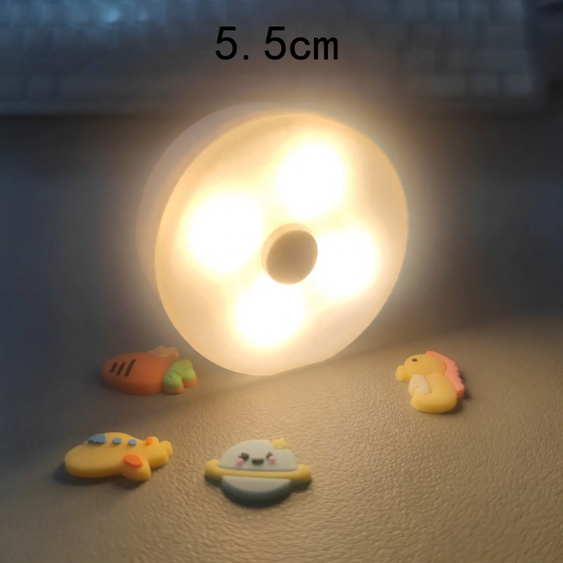 Rechargeable tap light, 5.5 cm, 1 W