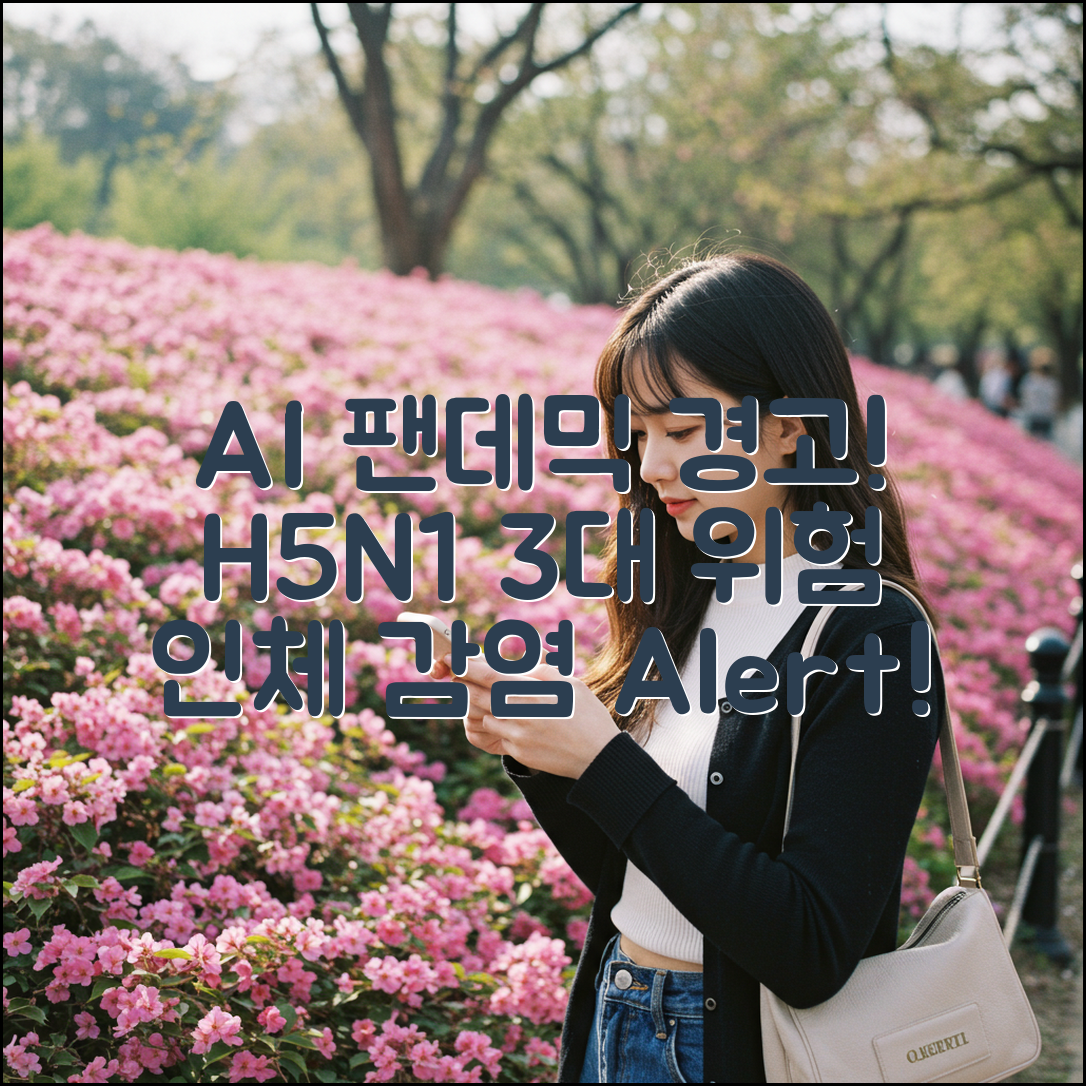 AI 팬데믹 경고! H5N1 인체 감염 3대 위험