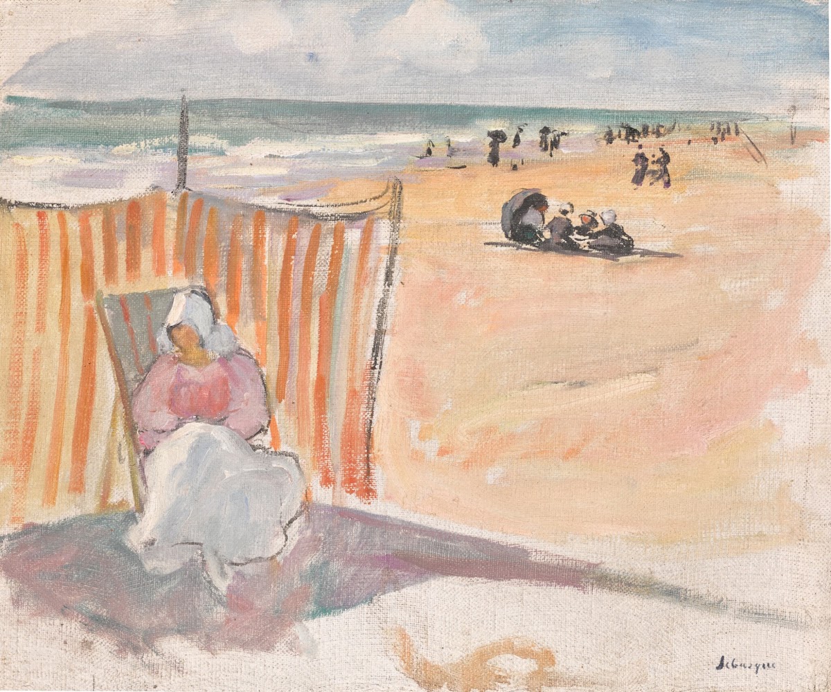 Sur la plage de st Jean de Monts 1917 1918