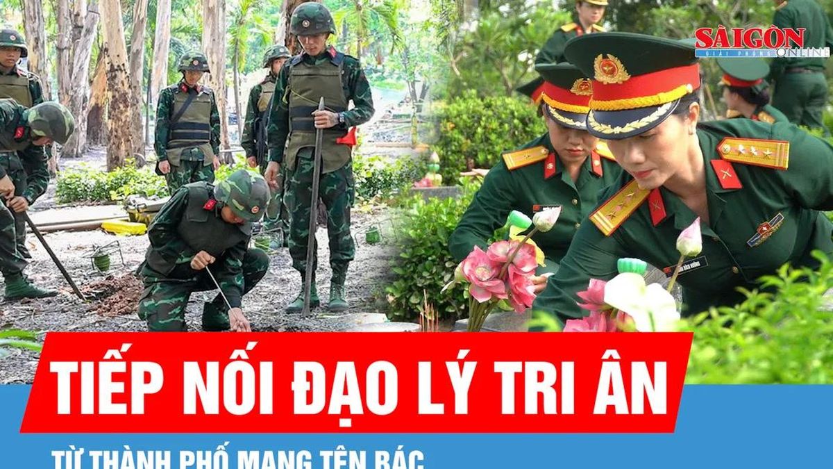 Tiếp nối đạo lý tri ân từ thành phố mang tên Bác - Báo Sài Gòn Giải Phóng