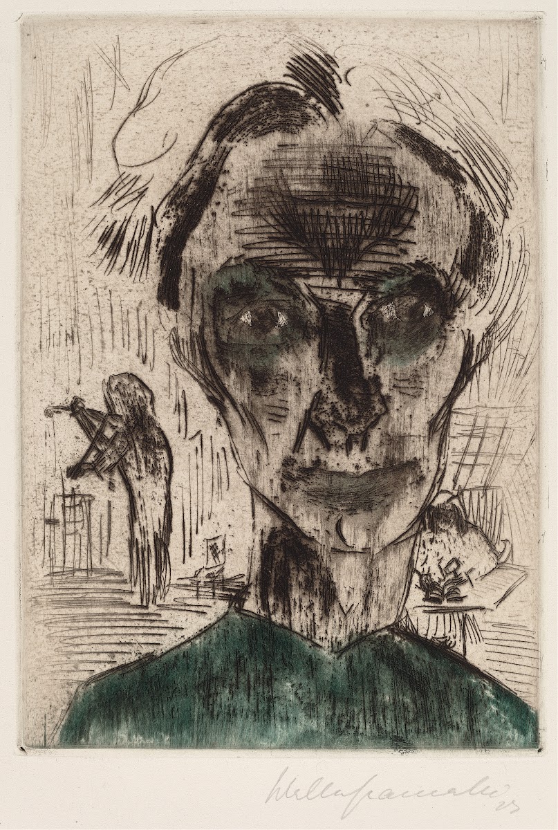 Man in a Room Self portrait 1922 1923