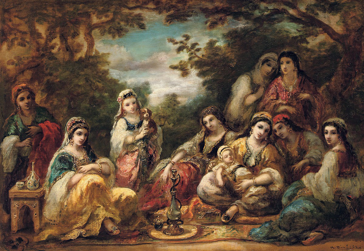 Oriental ladies at leisure 1864