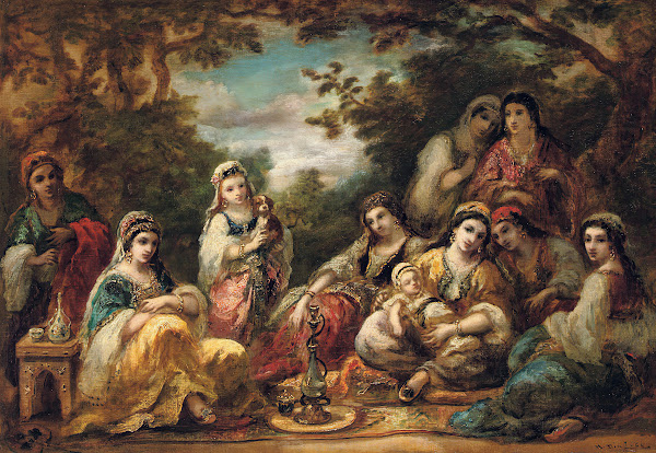 Oriental ladies at leisure 1864